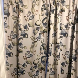 Leaf curtains - 4 panels